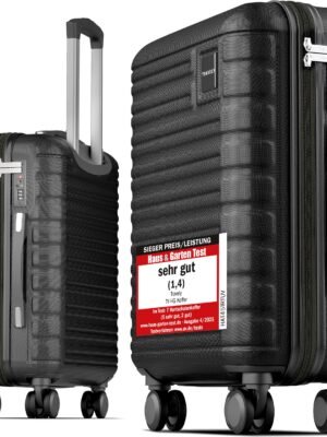 Travely Handgepäck Koffer 36L TSA 55x40x20 cm
