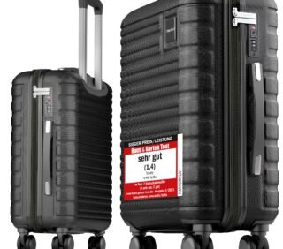 Travely Handgepäck Koffer 36L TSA 55x40x20 cm