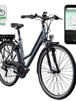 Zündapp Green 7.7 Damen Trekking E-Bike 28 Zoll – 21 Gänge, 155-185 cm, Elektrofahrrad Damen